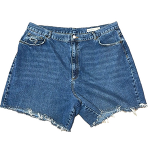 ASOS Denim Cut Off Shorts With Distressed Accents Size 20